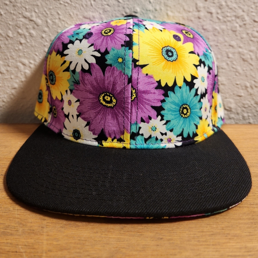 Floral Crown Snapback Hat Blank
